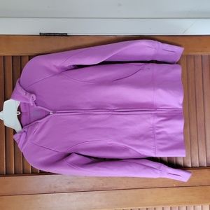 Gap fit woman size XS neonViolet zipper up hoodie